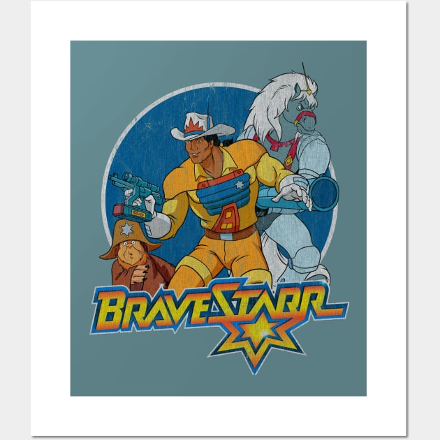 Vintage BraveStarr - Bravestarr - Posters and Art Prints