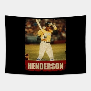 Rickey Henderson - NEW RETRO STYLE Tapestry