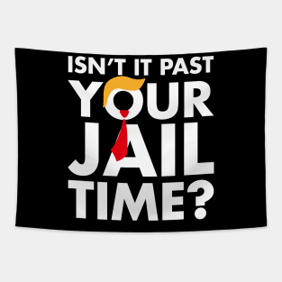 Isn't It Past Your Jail Time ? Funny Saying Tapestry