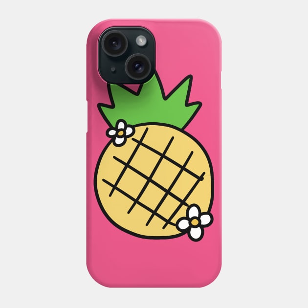 Flowery Pineapple Phone Case by saradaboru