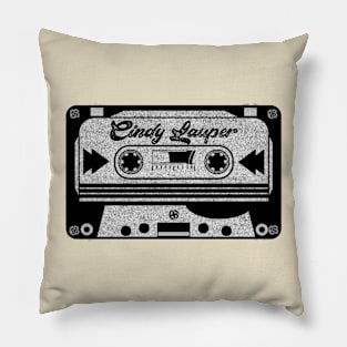 cyndi lauper cassette Pillow