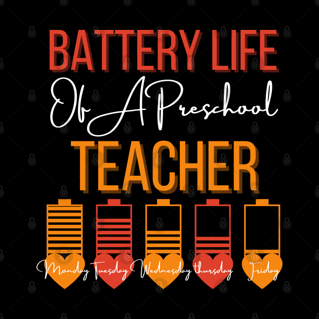 Battery Life of a Preschool teacher by Ezzkouch