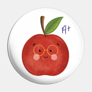 A+ Apple Pin