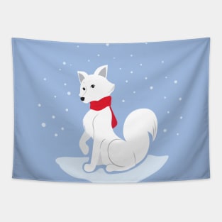 Arctic Fox Tapestry