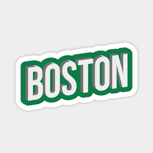 Boston, Massachusetts - 3D Magnet