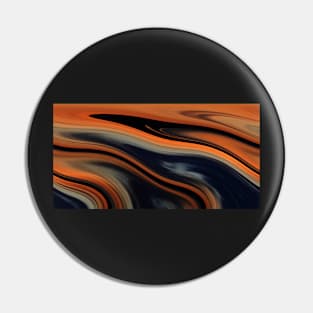 Orange and Blue Pin