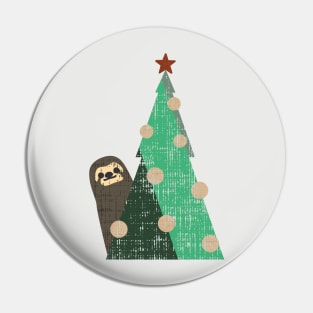 Minimal Christmas Slot Pin