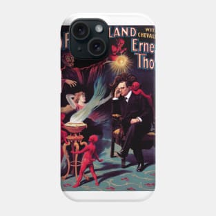 Vintage Magician Poster Austria Ernest Thorn Phone Case