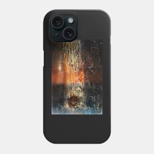 Falling Meteor (Rust Abstract) Phone Case