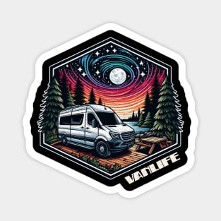 Sprinter camper night sky Magnet