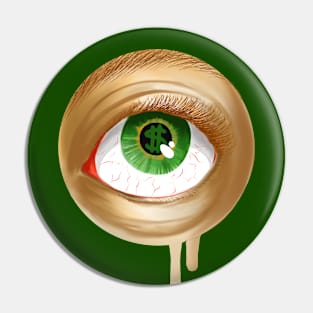 The Green Eyed Insomniac Pin