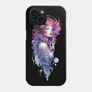 Cyberypunk Celestial Beauty Phone Case