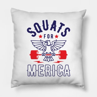 Squats For Merica v2 Pillow