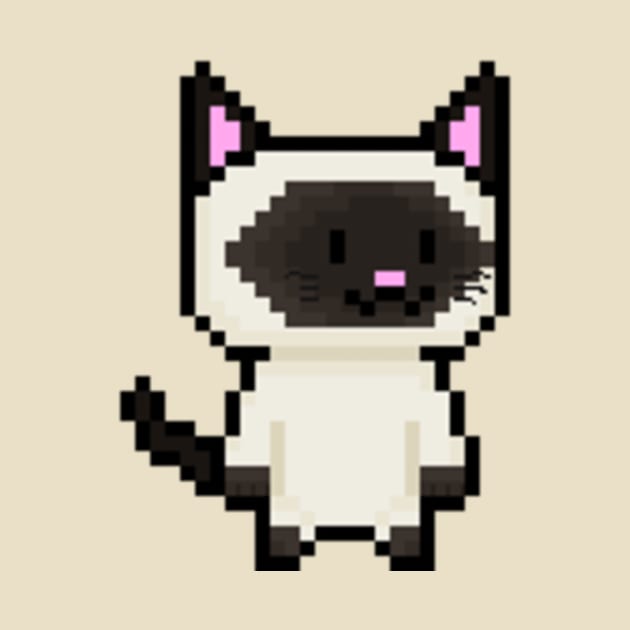 Pixel Siamese Cat by lilBoi_Studios