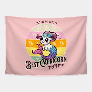 Best Capricorn Mom Ever Tapestry