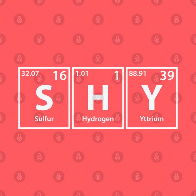 Shy (S-H-Y) Periodic Elements Spelling by cerebrands