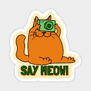 Say meow Magnet