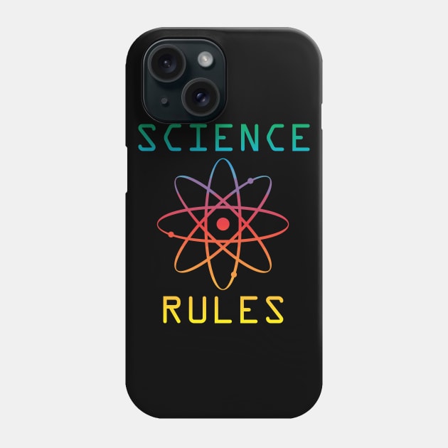 Science Rules Phone Case by dustbrain