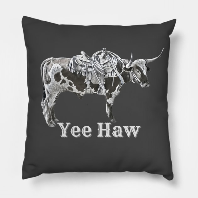 Yee Haw Pillow by The Farm.ily