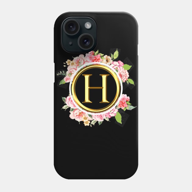 Letter H Shirt Alphabet Letter H Different Colors Phone Case by EmmaShirt