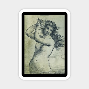 Vintage Mermaid Magnet