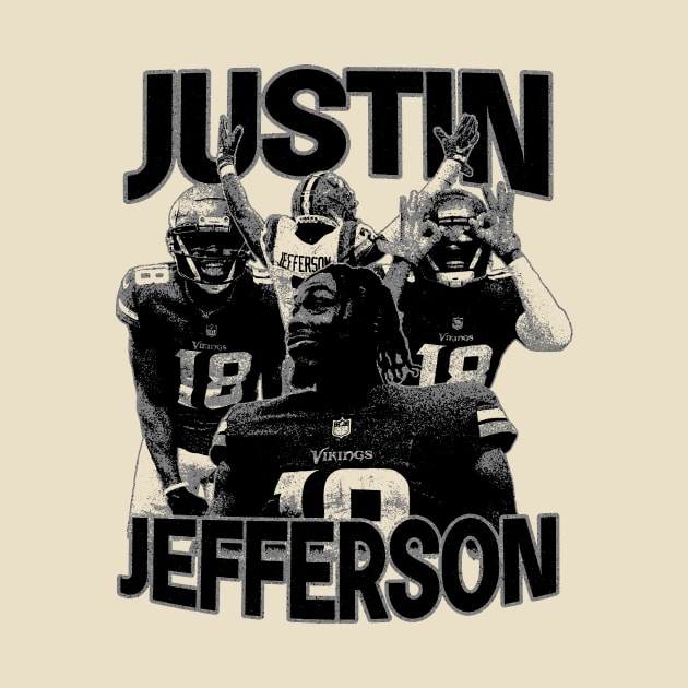 Discover Justin Jefferson - Justin Jeffersonamerican Football Wide - T-Shirt