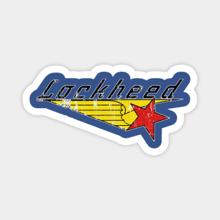 Retro Lockheed Magnet