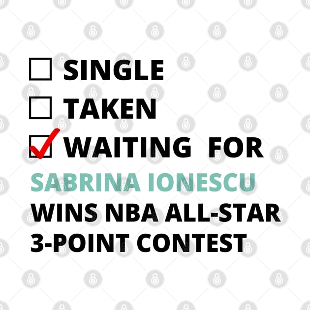 Sabrina Ionescu - Waiting For Sabrina Ionescu Wins All-Star 3-Point Contest by Centzie