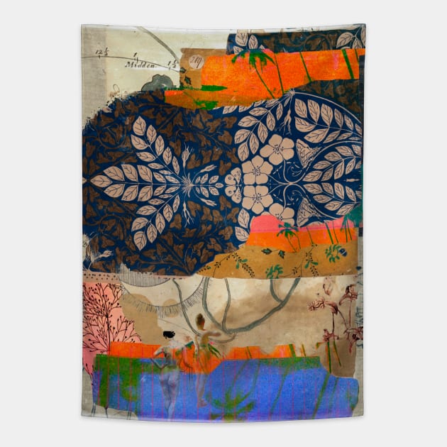 DREAMS OF A SUMMER AFTERNOON Tapestry by Victoria Herrera Collagist