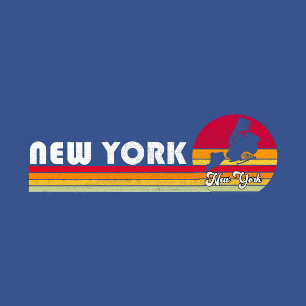 Discover Classic 70s 80s Souvenir Vintage Retro New York NY Distressed - Vintage Retro New York Ny - T-Shirt