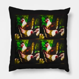 Brown poultry Pillow