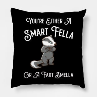 You're Either A Smart Fella Or A Fart Smella Pillow