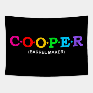 Cooper - barrel maker. Tapestry