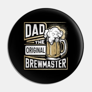 Dad The Original Brewmaster Beer Lover Pin