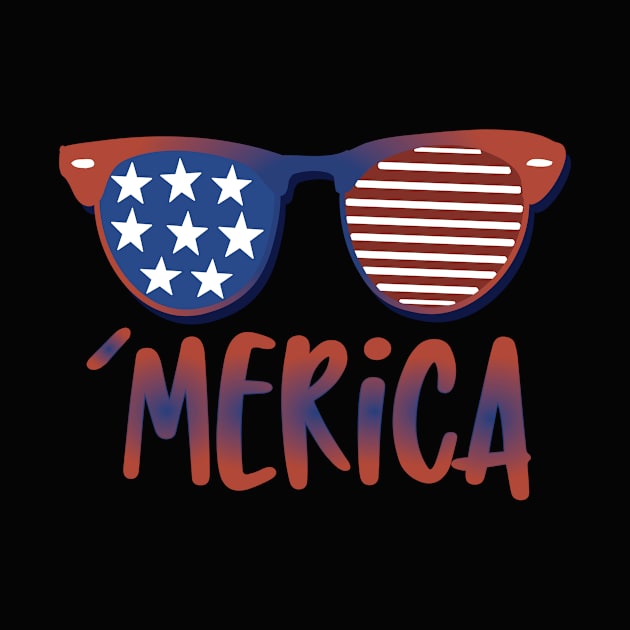 'Merica American Flag Sunglasses by sugarveryglider