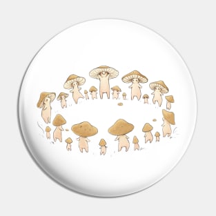 Fairy Mushroom Ring Pin
