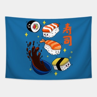 Kawaii Sushi Tapestry