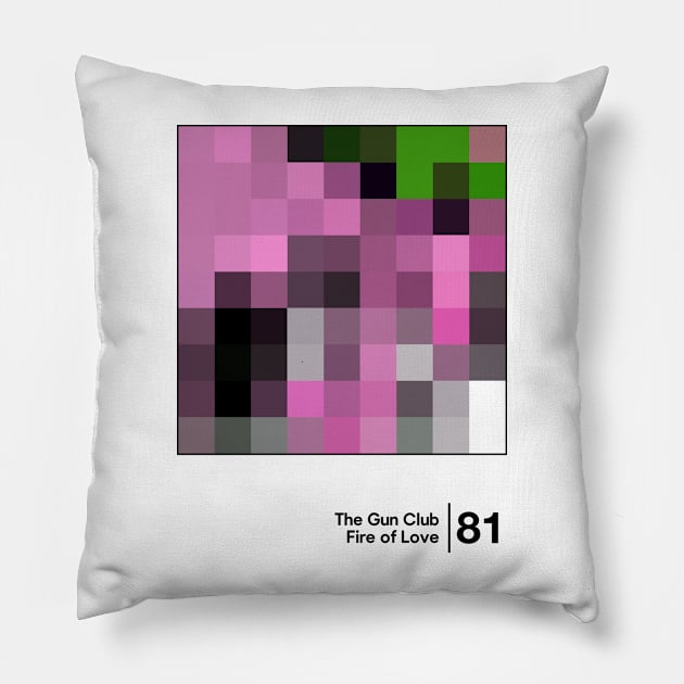 Fire of Love / Minimalist Graphic Design Fan Artwork Pillow by saudade