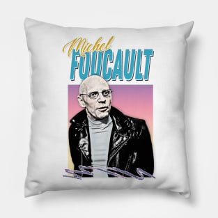 Michel Foucault / Philosopher Aesthetic Fan Design Pillow