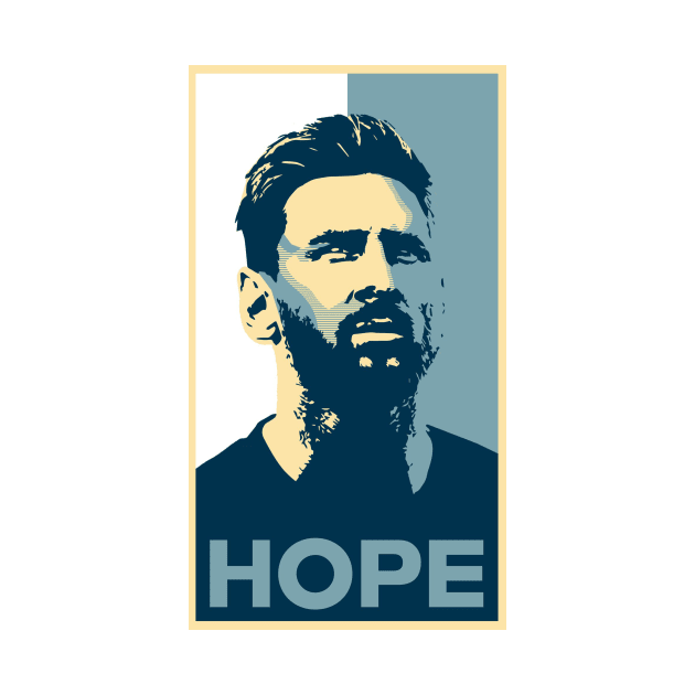 Lionel Messi Hope by LustraOneOne