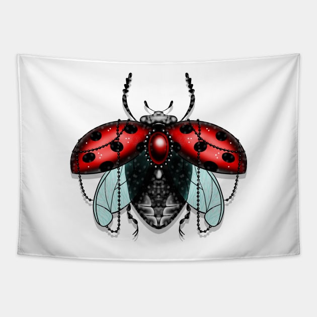 LADYBUG Tapestry by MAYRAREINART