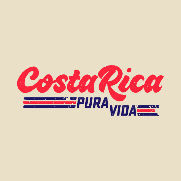 Costa Rica Pura Vida T-shirt by attadesign