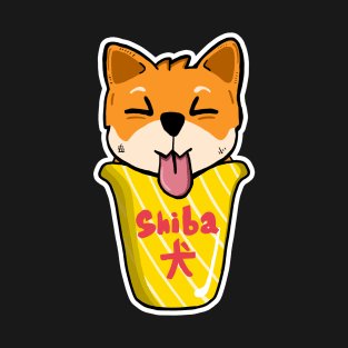 Fast Food Cup Shiba Inu T-Shirt