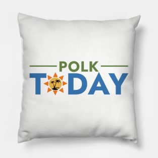 Polk Today Summer Island Logo Pillow