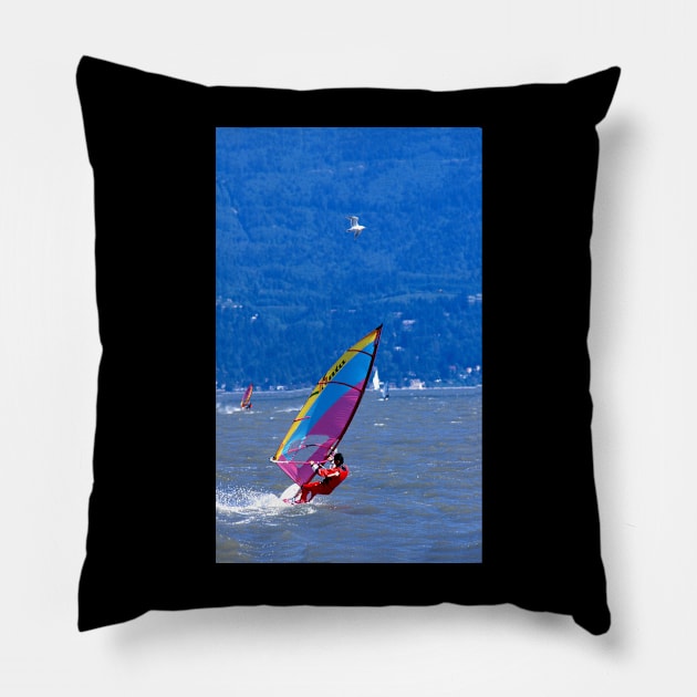 Catch the Wind . Pillow by Canadaman99