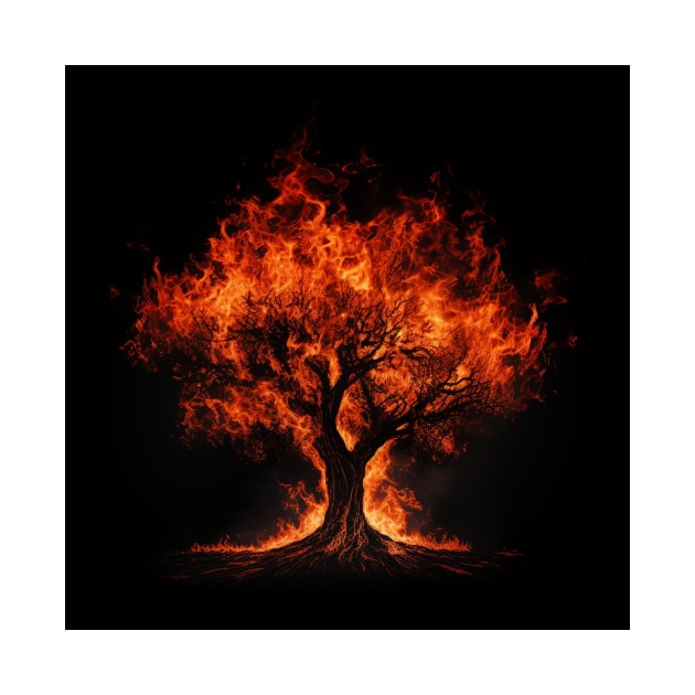 Tree on Fire by AstroRisq