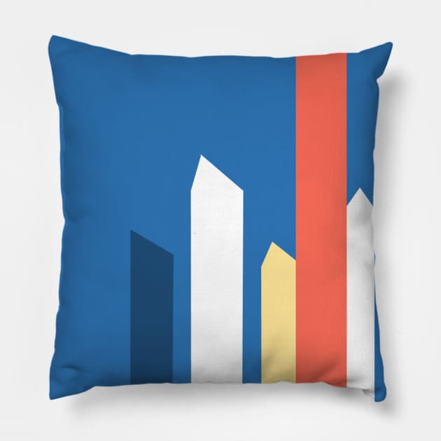 luis barragan satellite towers mexican architecture Pillow by jorge_lebeau