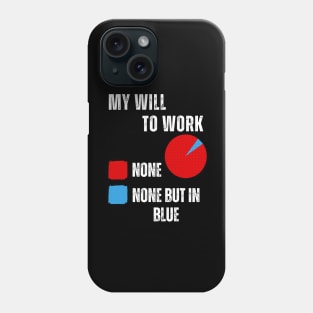 My Will To Work Phone Case