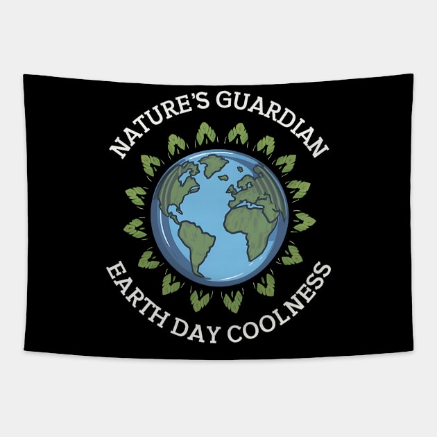 Nature Guardian Earth Day Coolness Tapestry by NomiCrafts