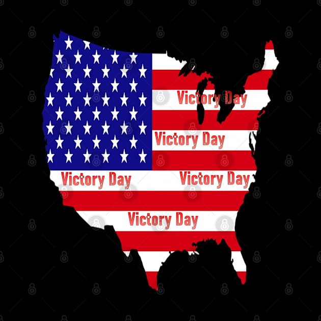 Victory Day Flag usa by Top-you